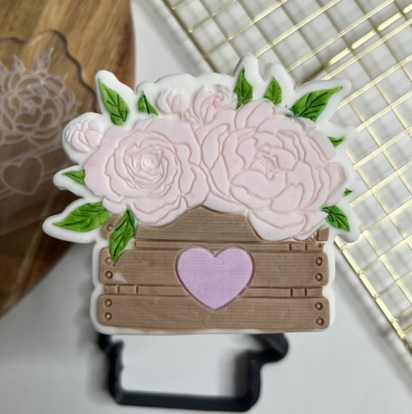 MUTTERTAG - Blumentopf (Ausstechform und Stamp)
