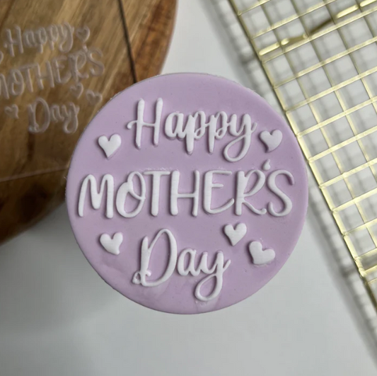 MUTTERTAG - Happy Mother's Day (Ausstechform und Stamp)