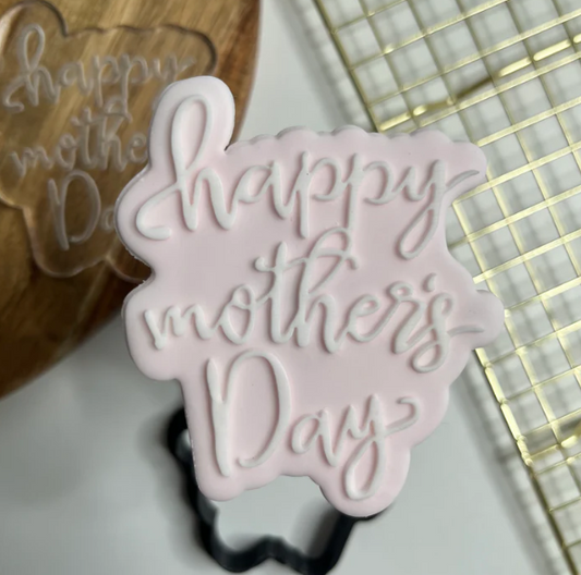 MUTTERTAG - Happy Mother's Day (Ausstechform und Stamp)