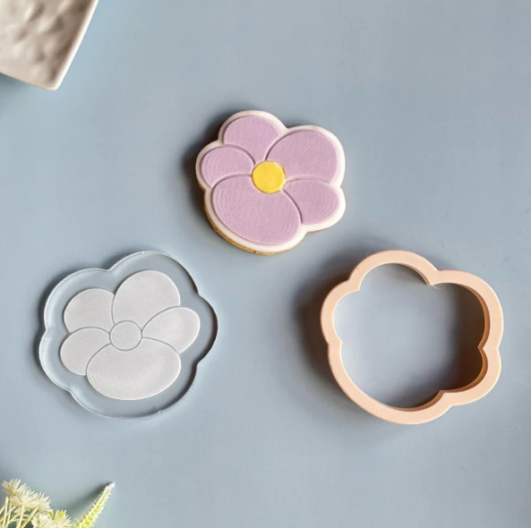 MUTTERTAG - 23 Blume (Ausstechform und Stamp)