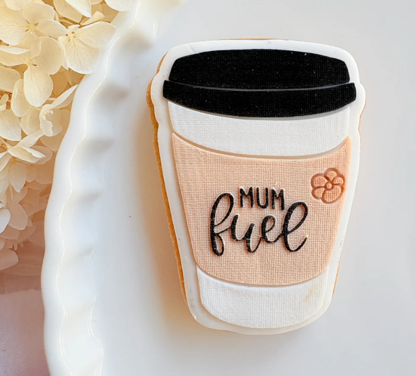 MUTTERTAG - 31 Mama-Kraftstoff (Ausstechform und Stamp)