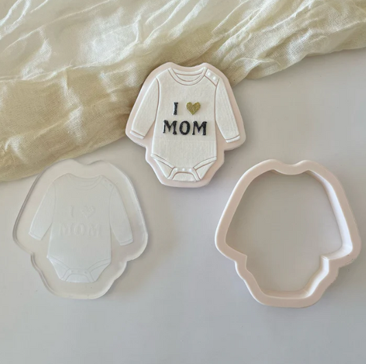 MUTTERTAG - 53 Baby Body (Ausstechform und Stamp)