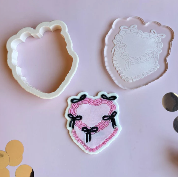 GEBURTSTAG 06 - Herzkuchen (Ausstechform und Stamp)