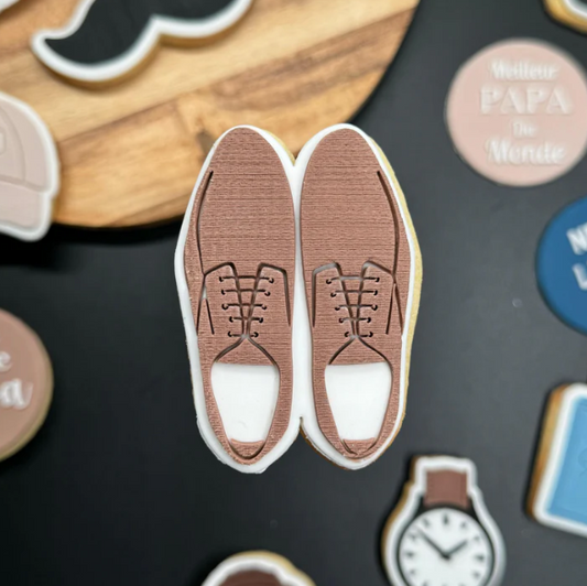 VATERTAG - 5 Schuhe (Ausstechform und Stamp)