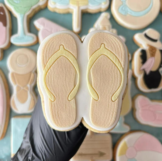 SOMMER - 1 Flip-Flops (Ausstechform und Stamp)