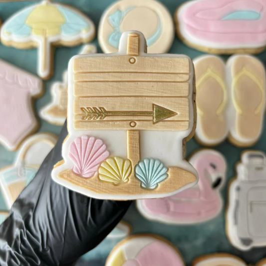 SOMMER - 15 Strandpanel (Ausstechform und Stamp)