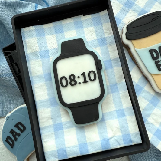 VATERTAG 2025 1 - Uhr (Ausstechform und Stamp)