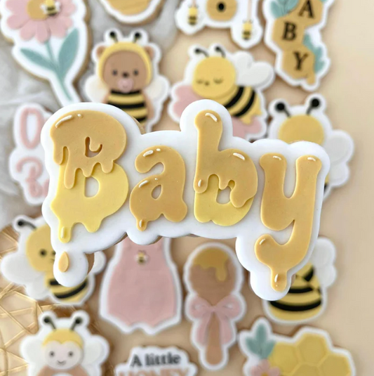 BABY-BIENE 10 - Baby Honig (Ausstechform und Stamp)