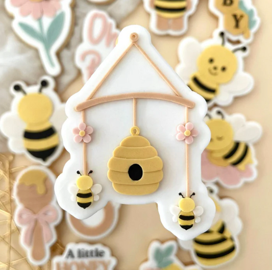 BABY-BIENE 12 - Bienenstock (Ausstechform und Stamp)
