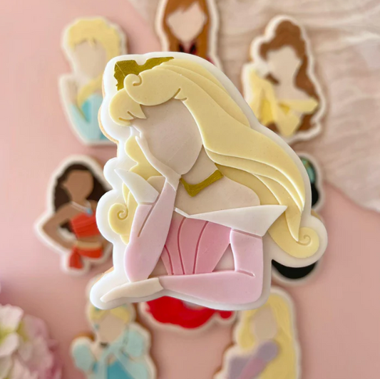 PRINZESSIN 10 - (Ausstechform und Stamp)