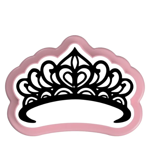 PRINZESSIN 14 - Krone (Ausstechform und Stamp)