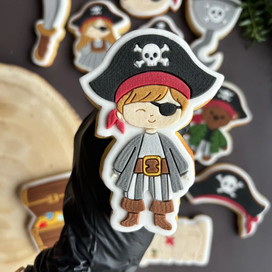 PIRAT 5 - Piratenjunge (Ausstechform und Stamp)