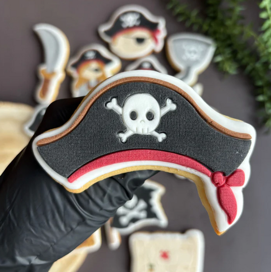 PIRAT 9 - Piratenhut (Ausstechform und Stamp)