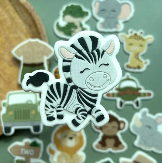 SAFARI (2) 1 - Zebra (Ausstechform und Stamp)