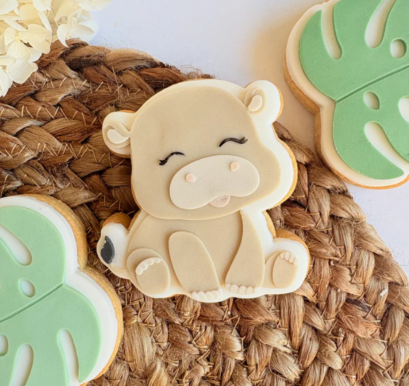 SAFARI (2) 4 - Nilpferd (Ausstechform und Stamp)