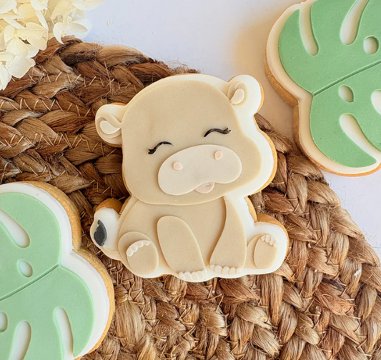 SAFARI (2) 4 - Nilpferd (Ausstechform und Stamp)