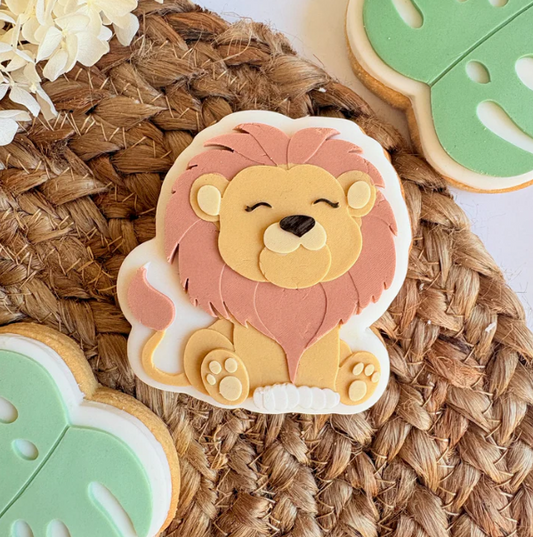 SAFARI (2) 6 - Löwe (Ausstechform und Stamp)