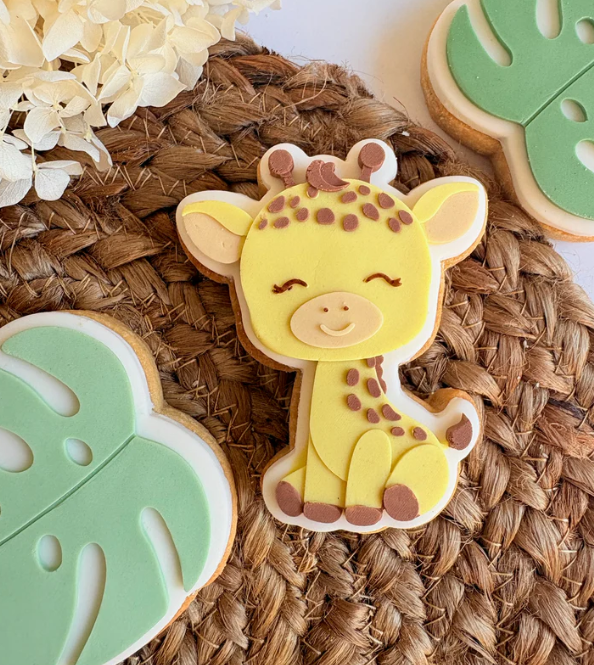 SAFARI (2) 8 - Giraffe (Ausstechform und Stamp)