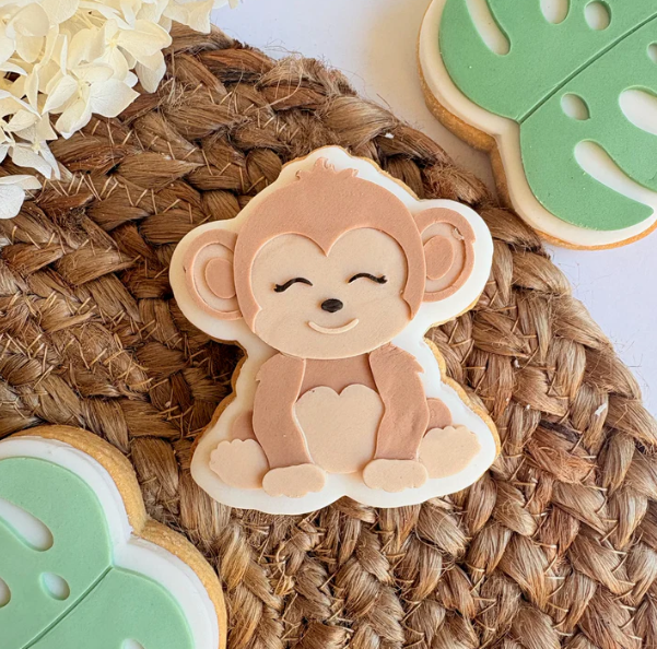 SAFARI (2) 9 - Affe (Ausstechform und Stamp)