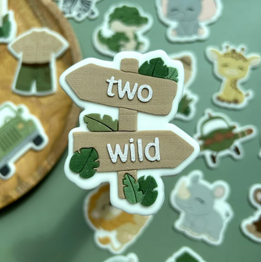 SAFARI (2) 15 - Two wild (Ausstechform und Stamp)