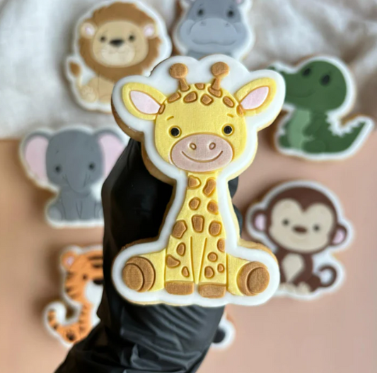SAFARI (2) 21 - Giraffe (Ausstechform und Stamp)