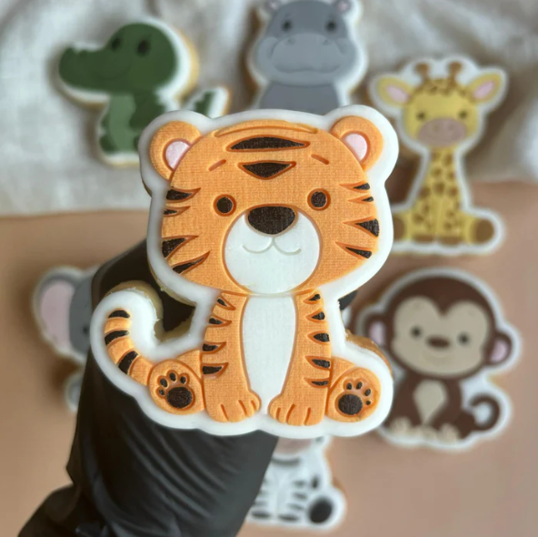 SAFARI (2) 22 - Tiger (Ausstechform und Stamp)