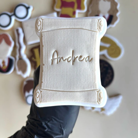 HARRY POTTER 7 - Pergament (Ausstechform und Stamp)