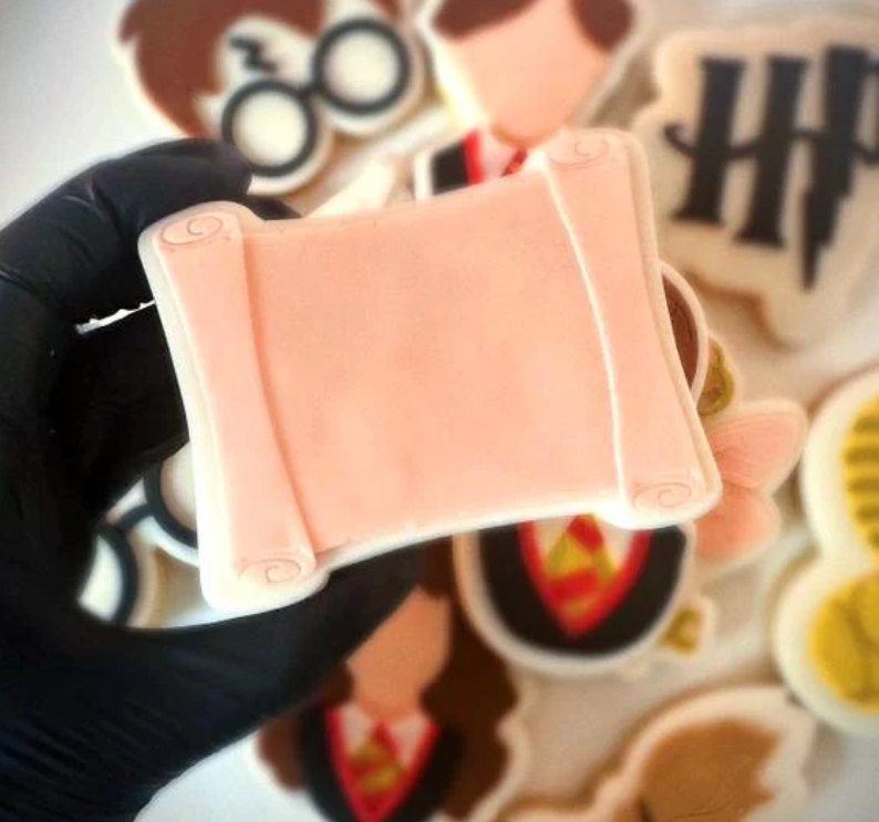 HARRY POTTER 7 - Pergament (Ausstechform und Stamp)