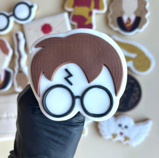 HARRY POTTER 12 - Harry Kopf (Ausstechform und Stamp)