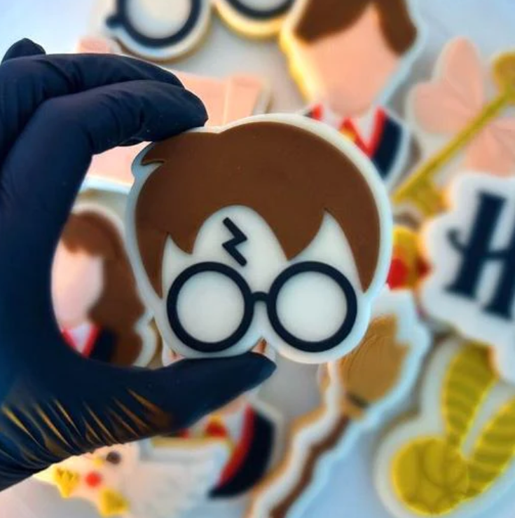 HARRY POTTER 12 - Harry Kopf (Ausstechform und Stamp)