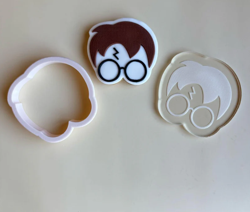 HARRY POTTER 12 - Harry Kopf (Ausstechform und Stamp)