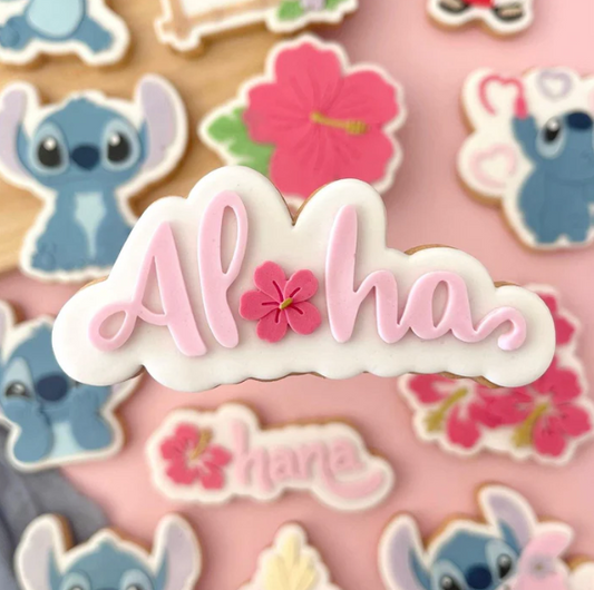 STITCH 7 - Aloha (Ausstechform und Stamp)