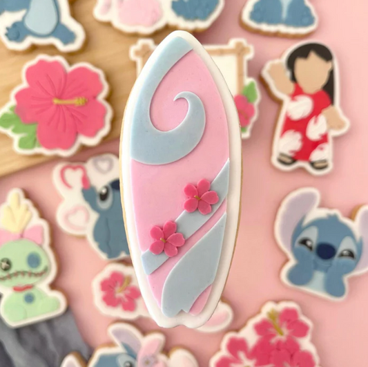 STITCH 9 - Surfbrett (Ausstechform und Stamp)