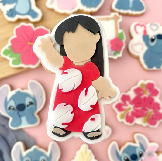STITCH 13 - Lilo (Ausstechform und Stamp)