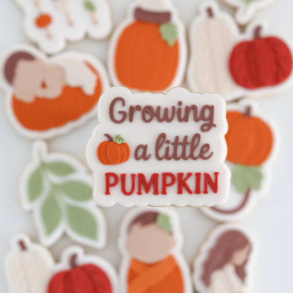 KLEINER KÜRBIS 9 - Growing a little Pumpkin (Ausstechform und Stamp)