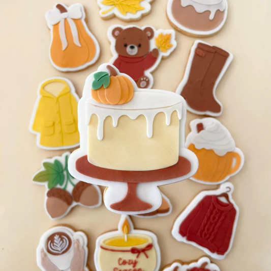 HERBST (2) 2 - Kuchen (Ausstechform und Stamp)