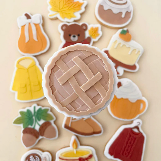 HERBST (2) 13 - Torte (Ausstechform und Stamp)