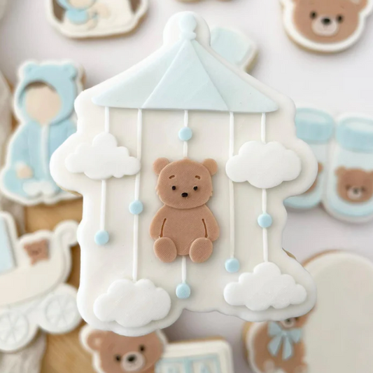 BABYBÄR 1 - Baby Spielzeug (Ausstechform und Stamp)