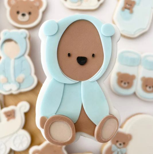 BABYBÄR 10 - Teddybär (Ausstechform und Stamp)