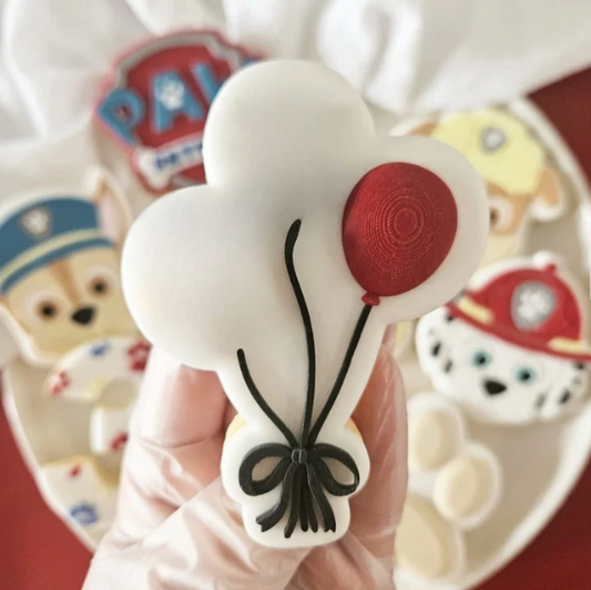 GEBURTSTAG 24 - Ballon (Ausstechform und Stamp)