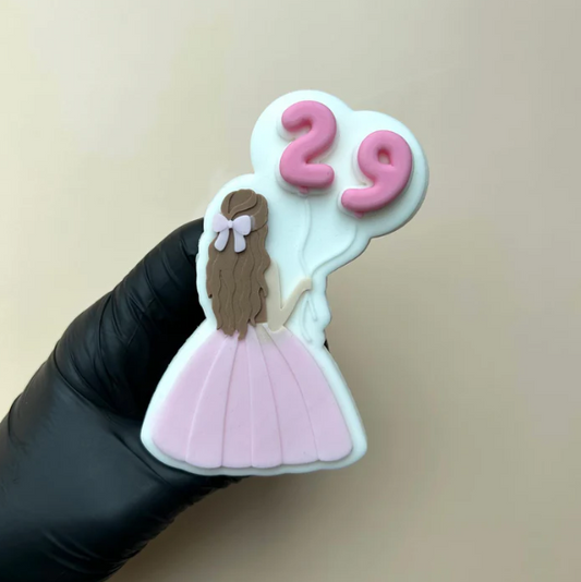 GEBURTSTAG 34 - Birthday Girl (Ausstechform und Stamp)