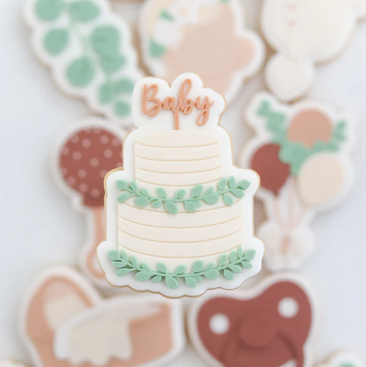 BABY EUKALYPTUS 4 - Babykuchen (Ausstechform und Stamp)