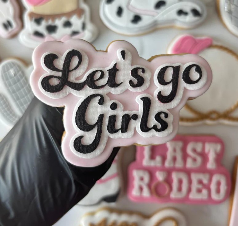 RODEO 7 - Let's go girls (Ausstechform und Stamp)