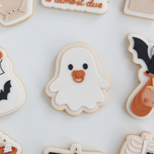 HALLOWEEN BABY SHOWER 8 - Geist mit Schnuller