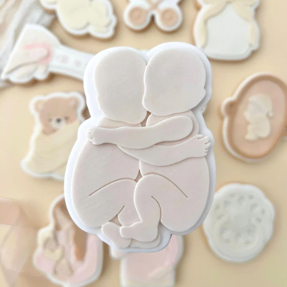 NEW MUM 7 - Zwillinge (Ausstechform und Stamp)