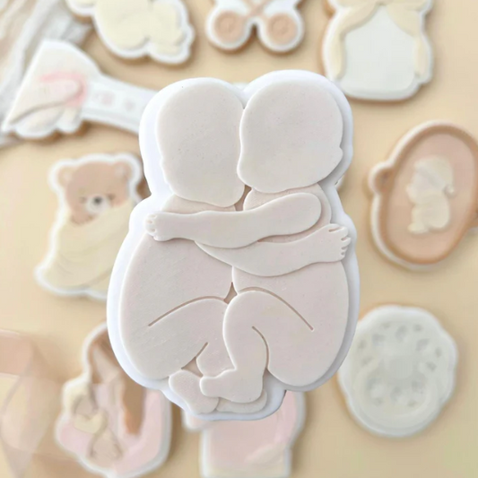 NEW MUM 7 - Zwillinge (Ausstechform und Stamp)