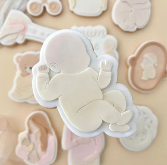 NEW MUM 10 - Baby (Ausstechform und Stamp)