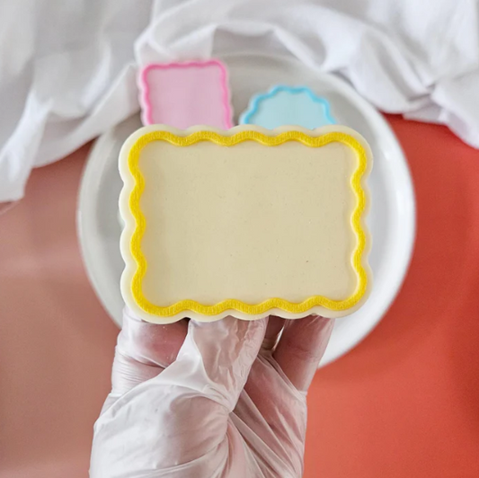 FORMEN 24 - Wellenförmiges Rechteck (Ausstechform und Stamp)