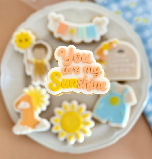 SONNE 15 - You are my Sunshine (Ausstechform und Stamp)