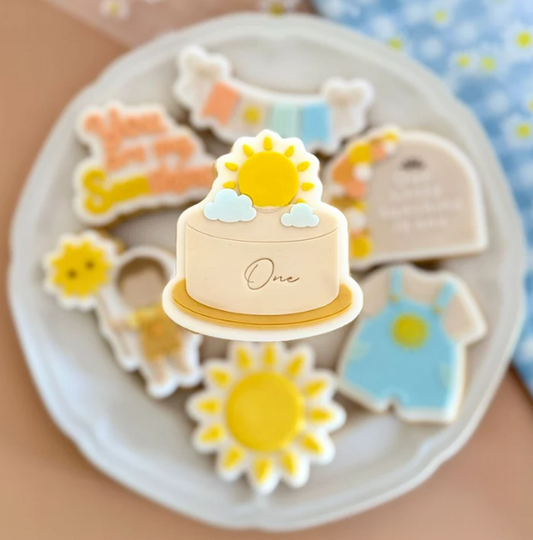 SONNE 22 - Sonnenkuchen (Ausstechform und Stamp)